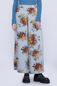 Pantalon avec élastique à la taille - Azzurro Fantasia