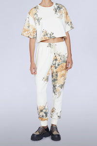PANTALON BLANC AVEC REVERS