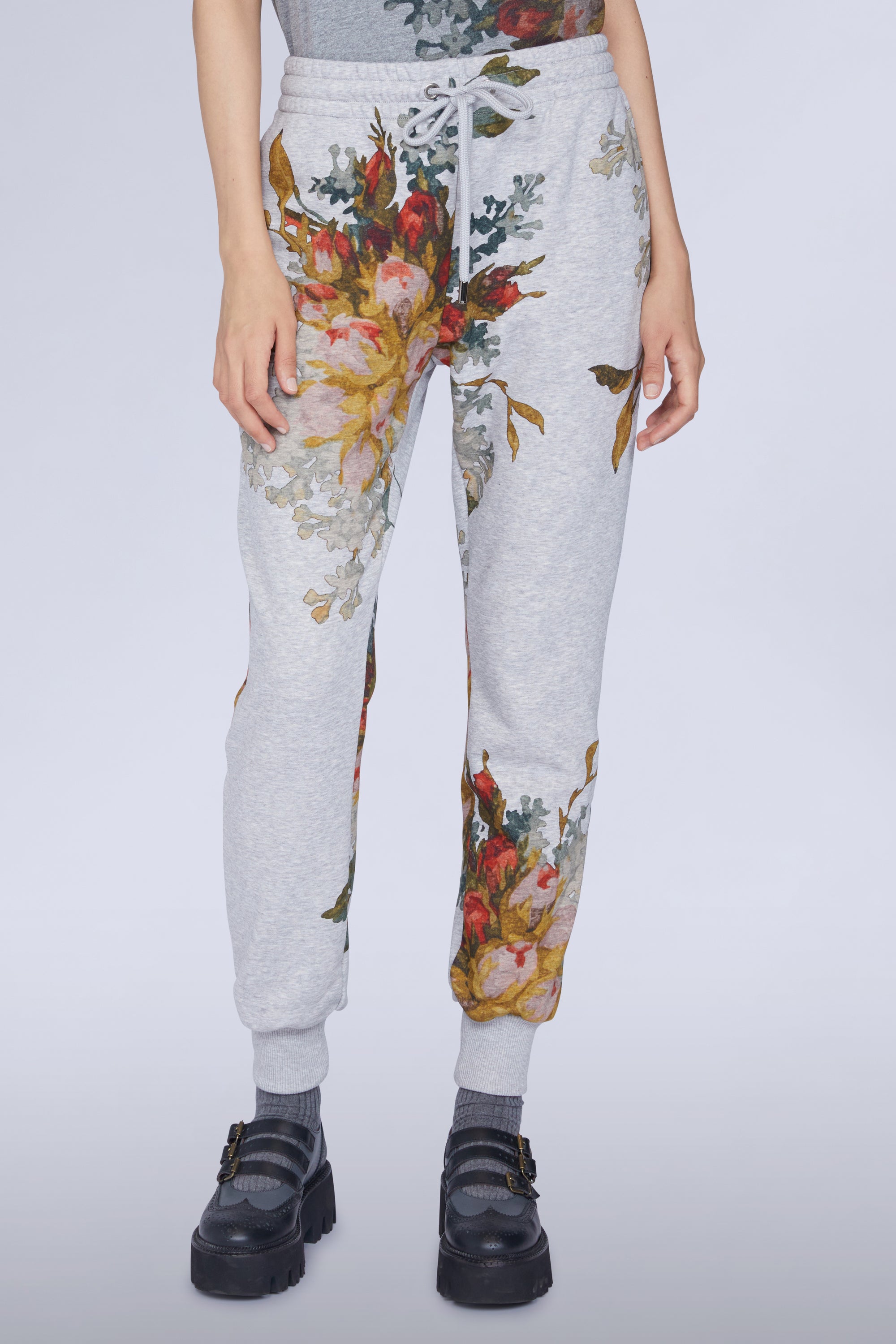 Pantalon avec revers - Grigio
