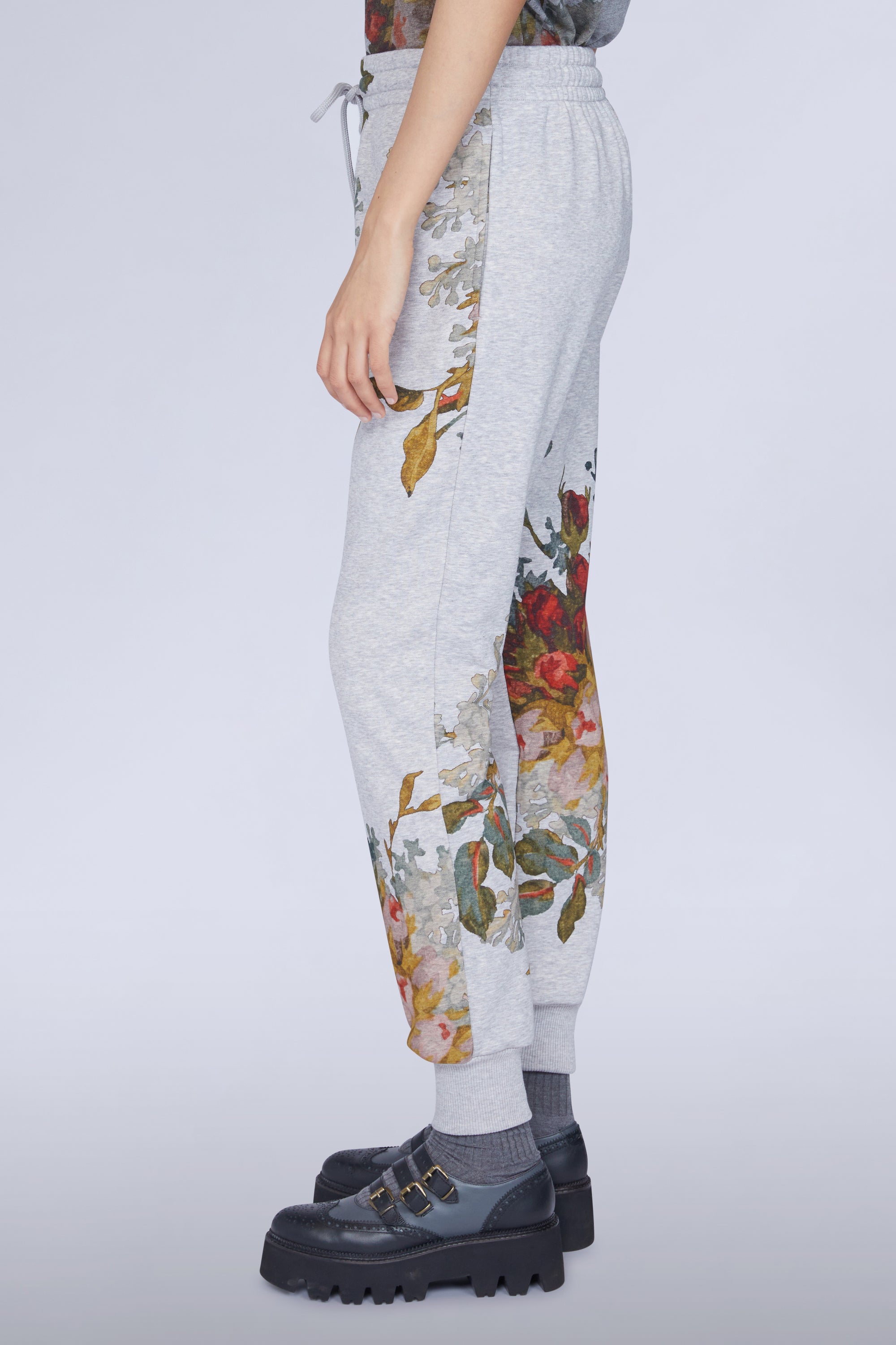 Pantalon avec revers - Grigio