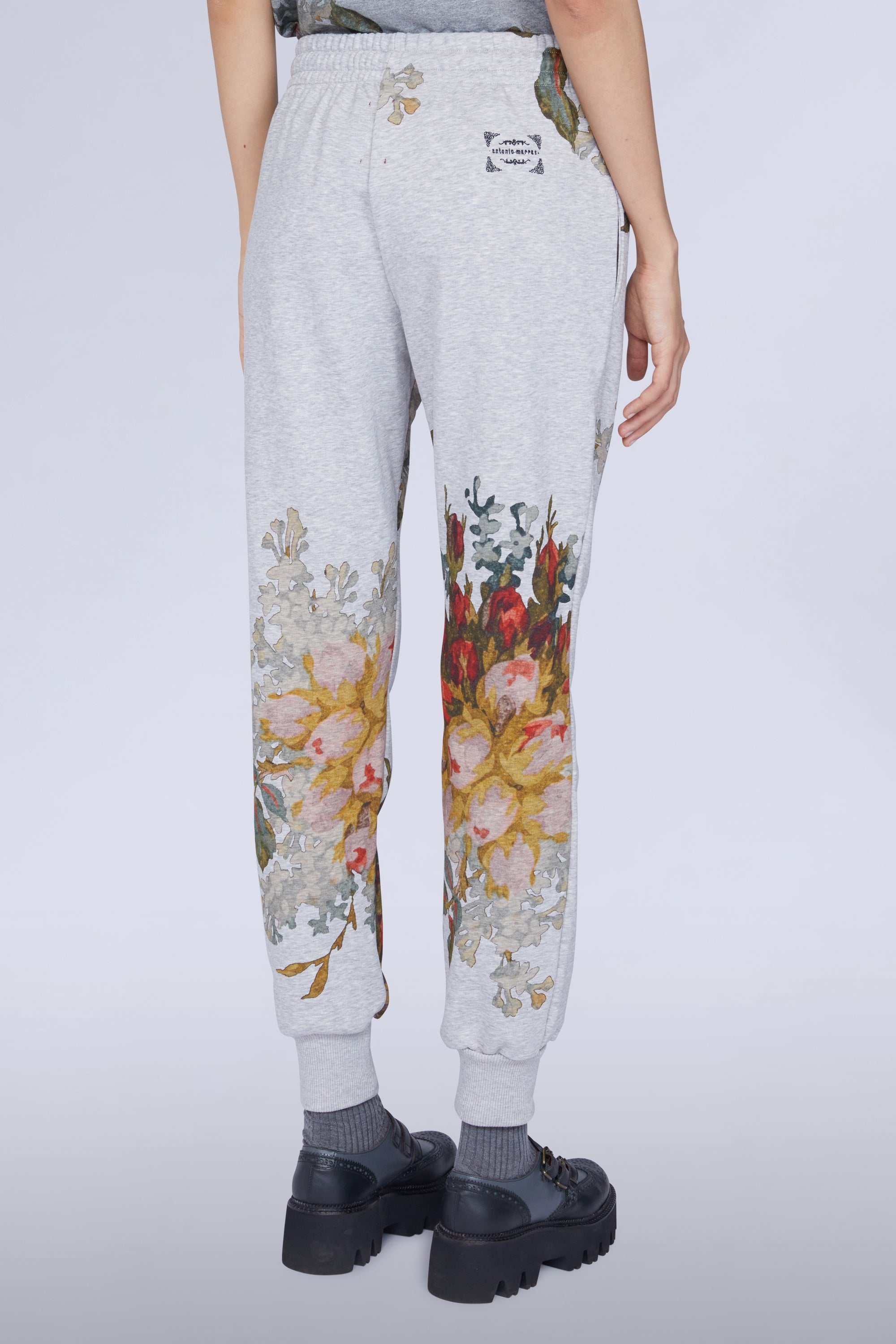 Pantalon avec revers - Grigio