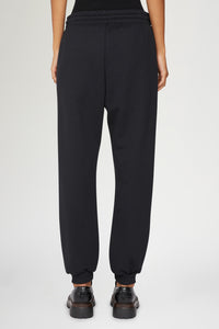 Pantalon unisexe avec revers logo - Nero Fantasia Rosso