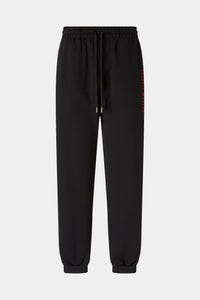 Pantalon unisexe avec revers logo - Nero Fantasia Rosso