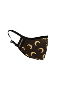 Masque classique à logo unisex - Brown With Tan Print