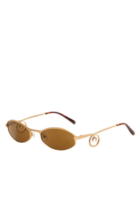 Lunettes de soleil Vuranet x Marine Serre unisex - Gold