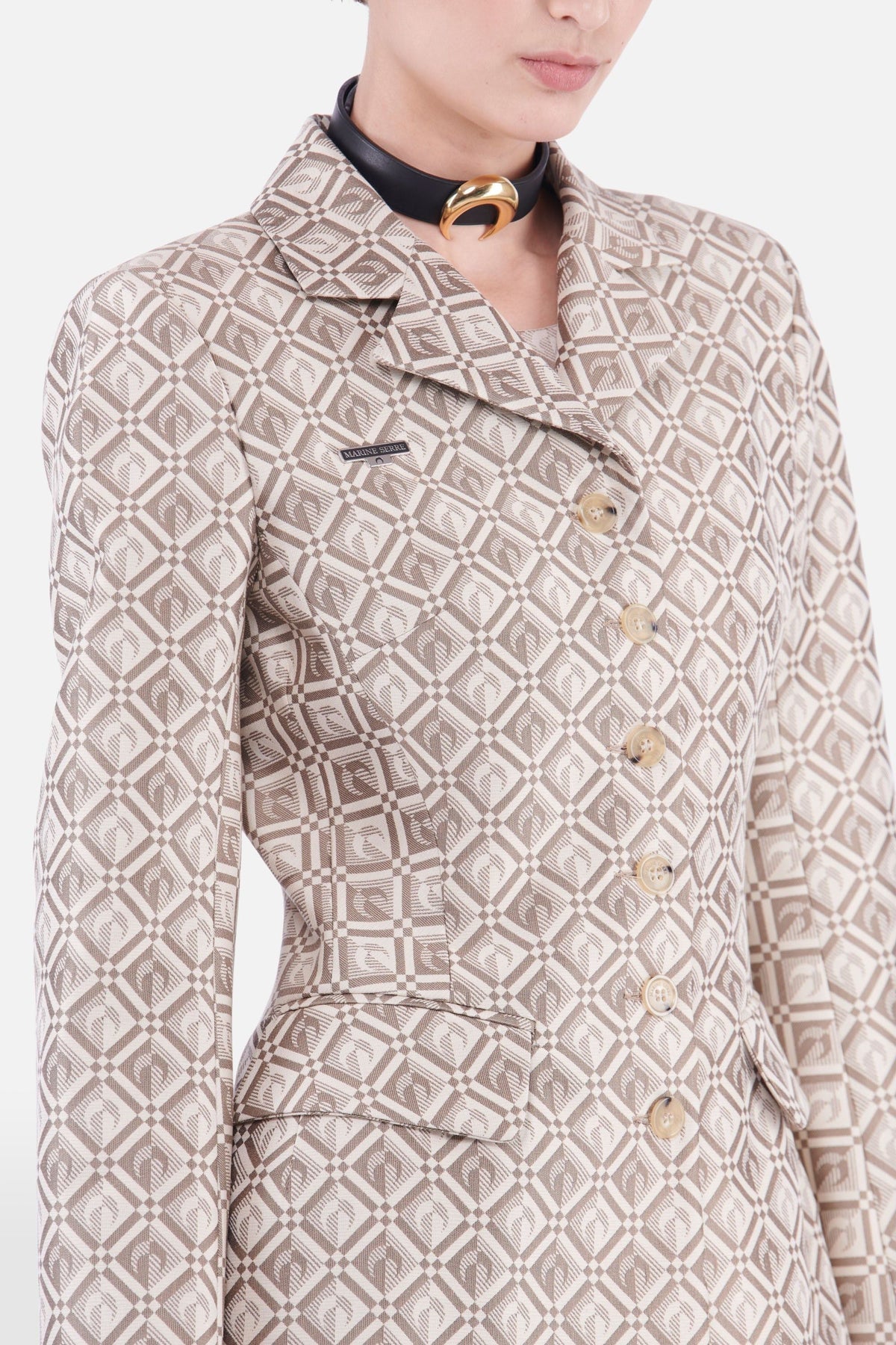 Veste Moon en coton recyclée - Moon Beige