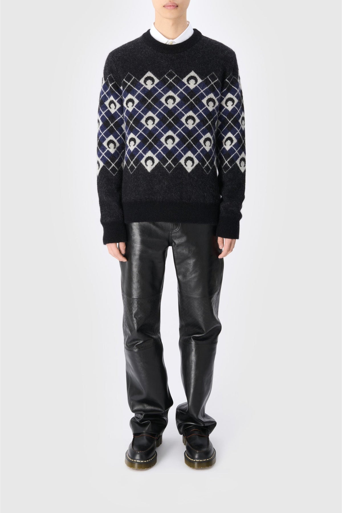 Pull Moon en laine - Black