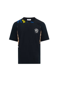 T-shirt en coton Upcyclé - Black