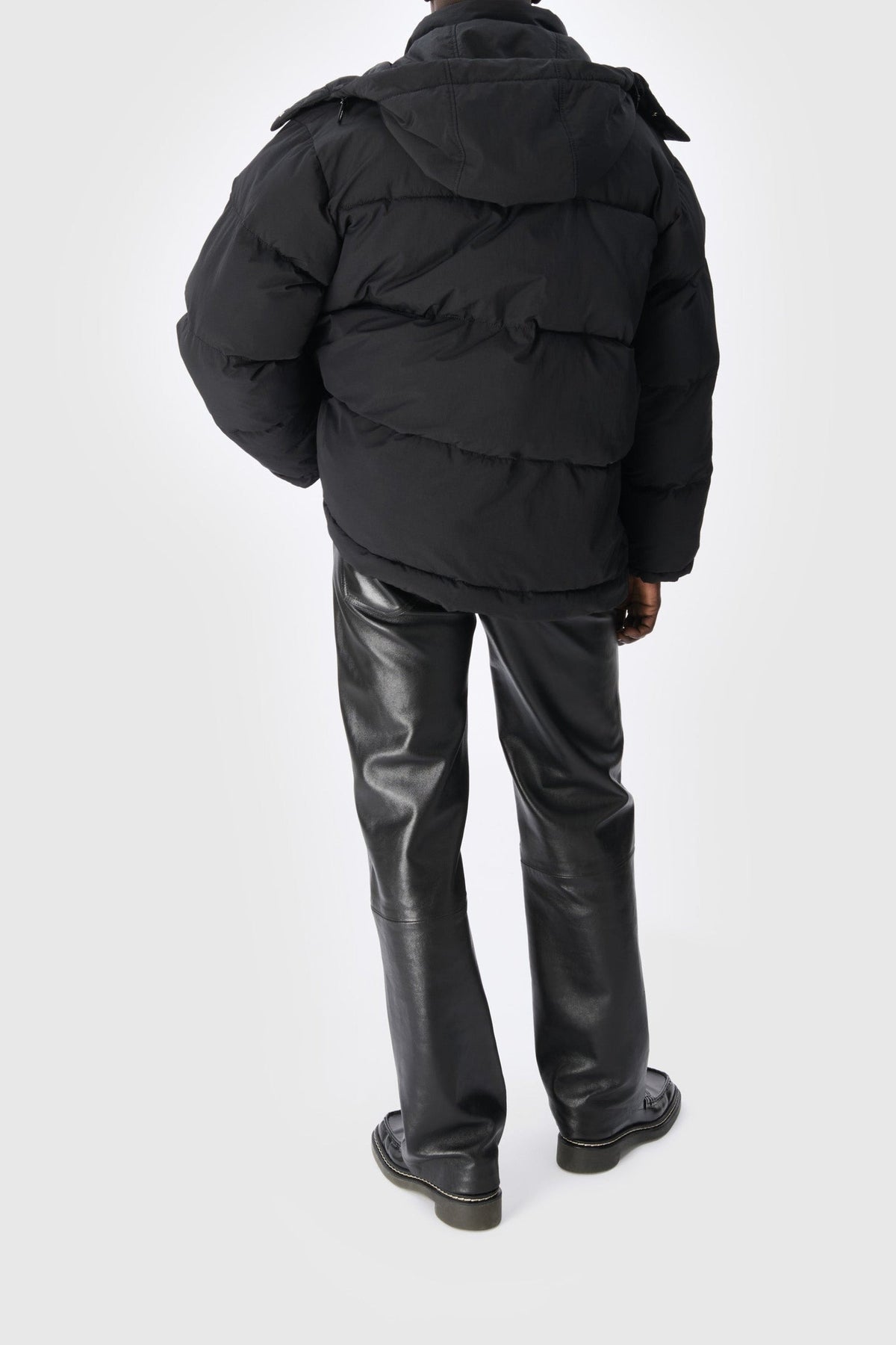 Doudoune à capuche unisex - Black