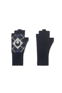Gants Moon en laine unisex - Black