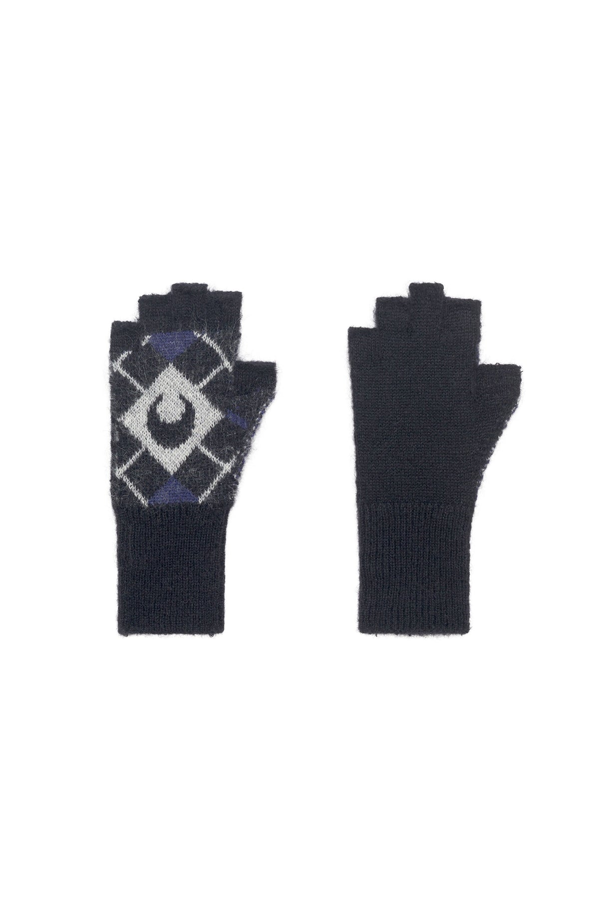 Gants Moon en laine unisex - Black