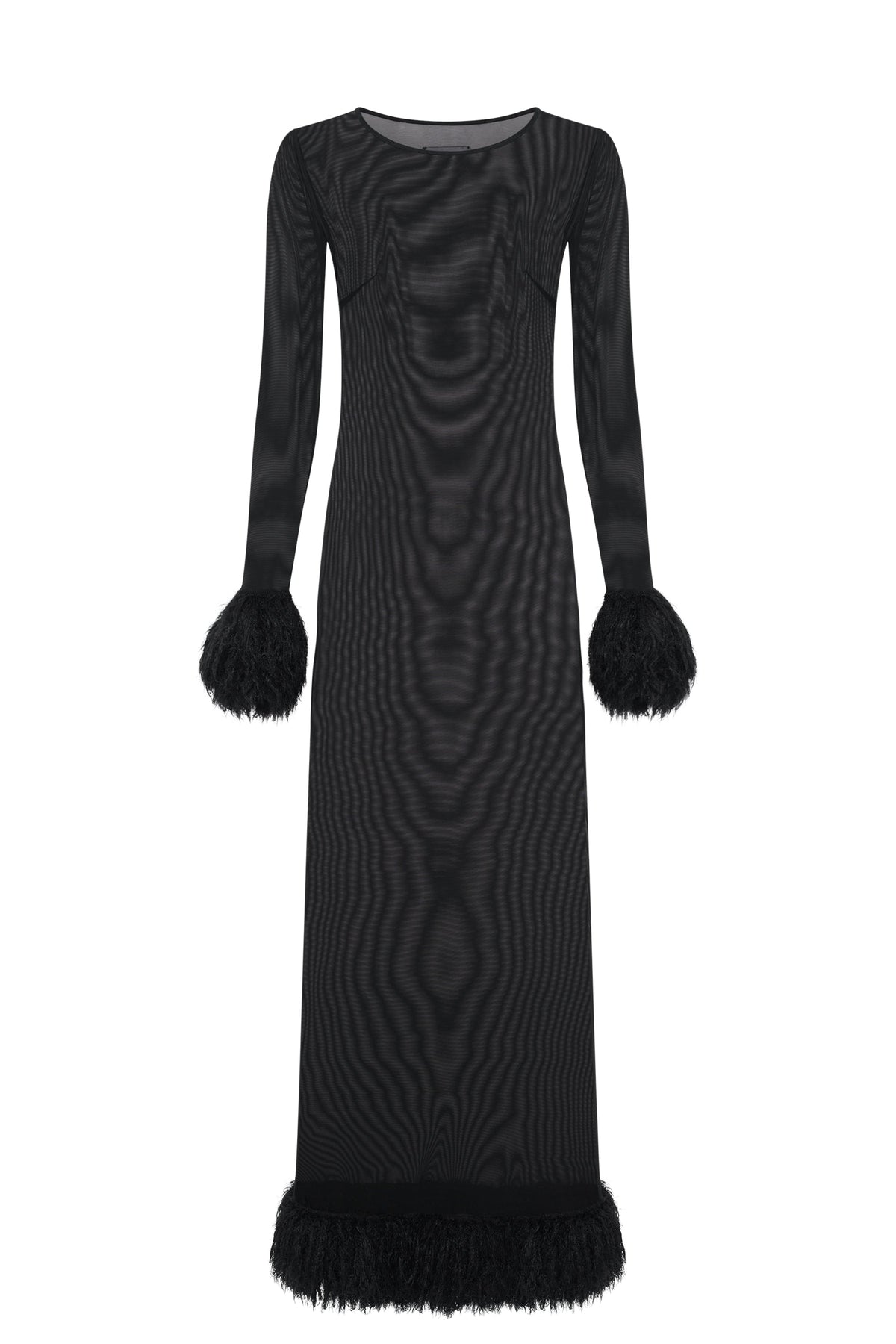 Robe longue en mesh - Black