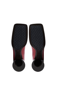 Bottines à talons Moon en cuir - Red