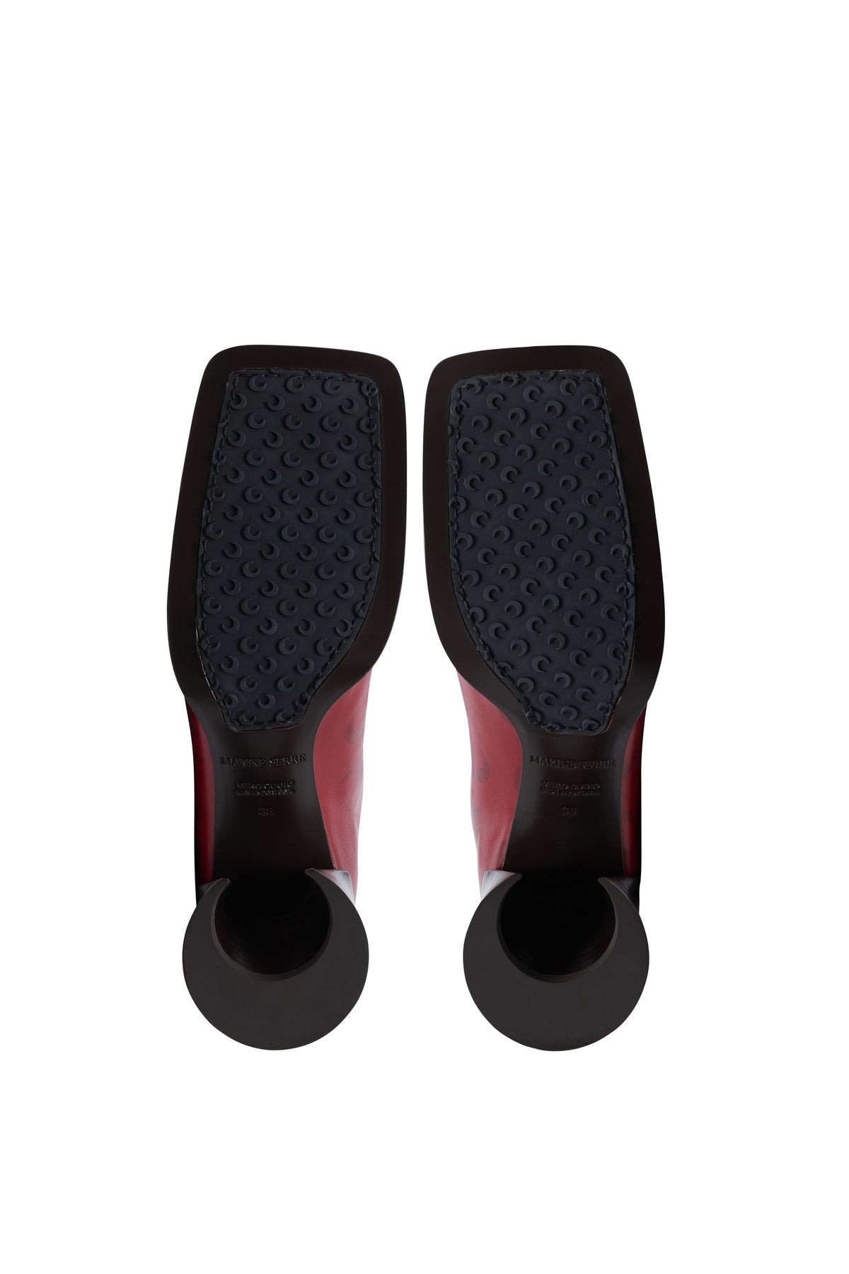 Bottines à talons Moon en cuir - Red