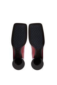 Bottines à talons Moon en cuir - Red