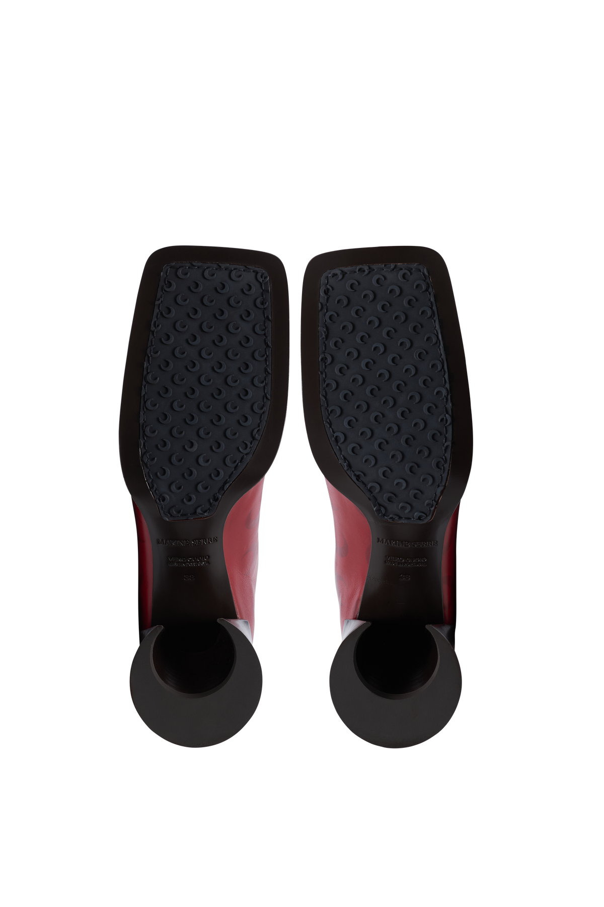 Bottines à talons Moon en cuir - Red