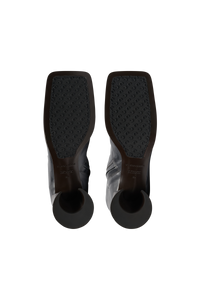 Bottes à talons Moon en cuir - Stone Grey
