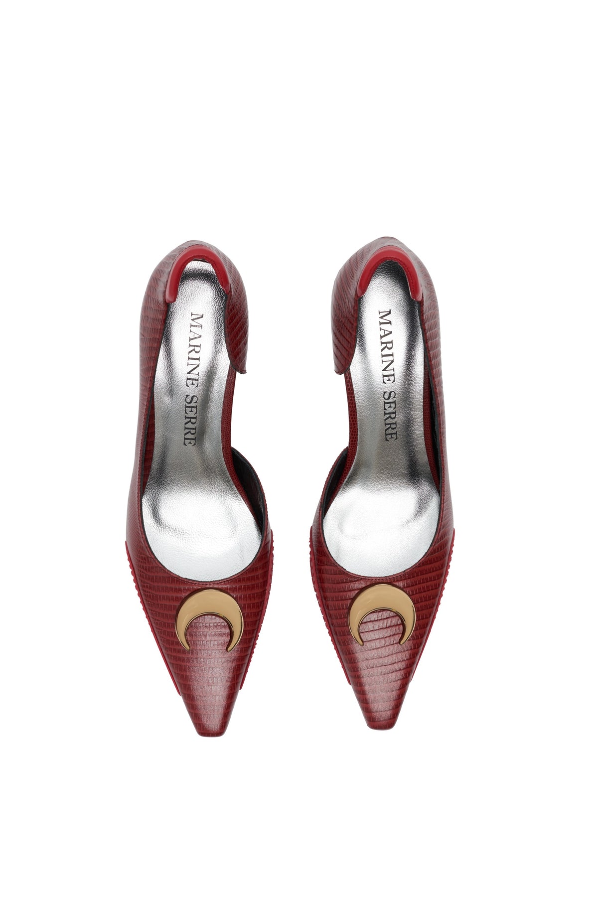 Escarpins pointus 60 en cuir - Red