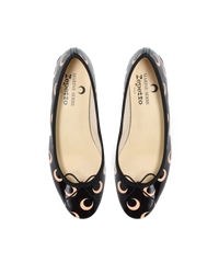 Ballerines à talons Moon en cuir - Inverse Tan