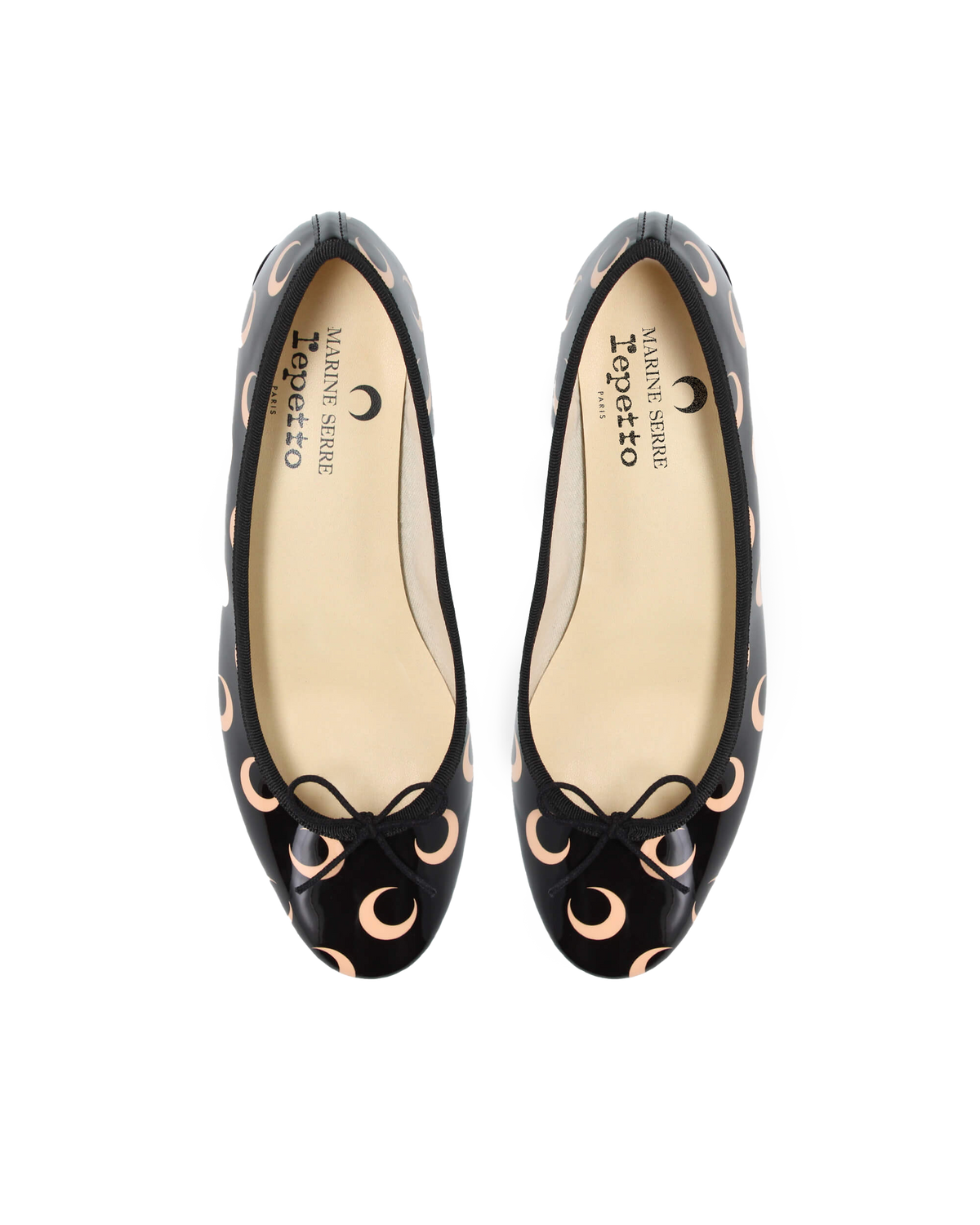 Ballerines à talons Moon en cuir - Inverse Tan