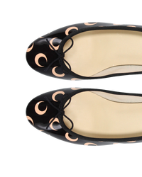 Ballerines à talons Moon en cuir - Inverse Tan