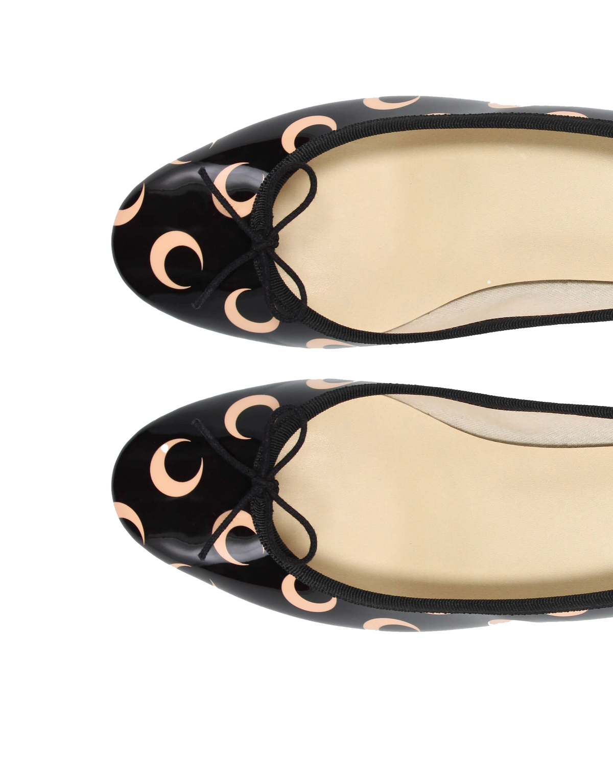 Ballerines à talons Moon en cuir - Inverse Tan