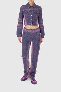 Veste Moon en denim - Lavender