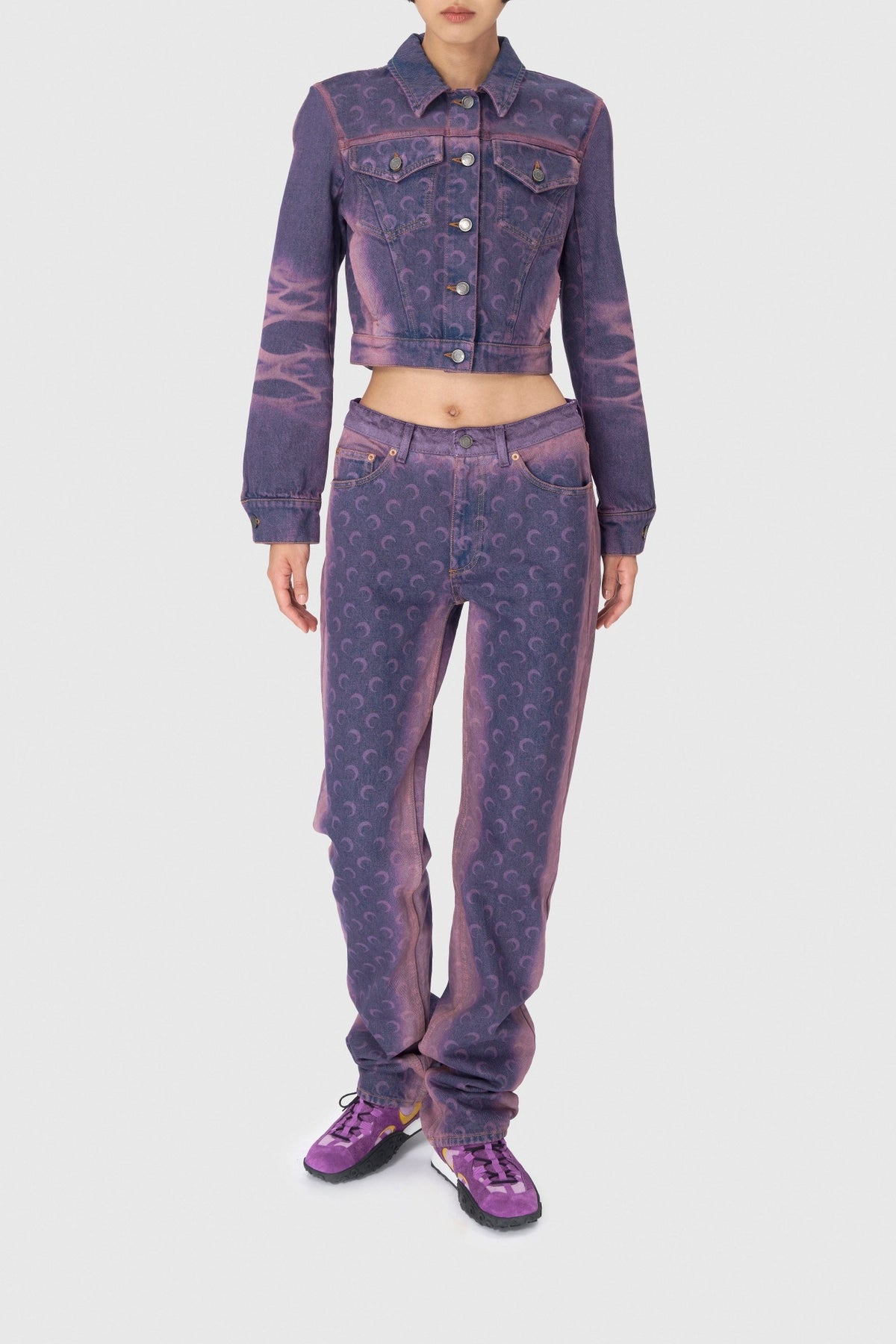 Veste Moon en denim - Lavender