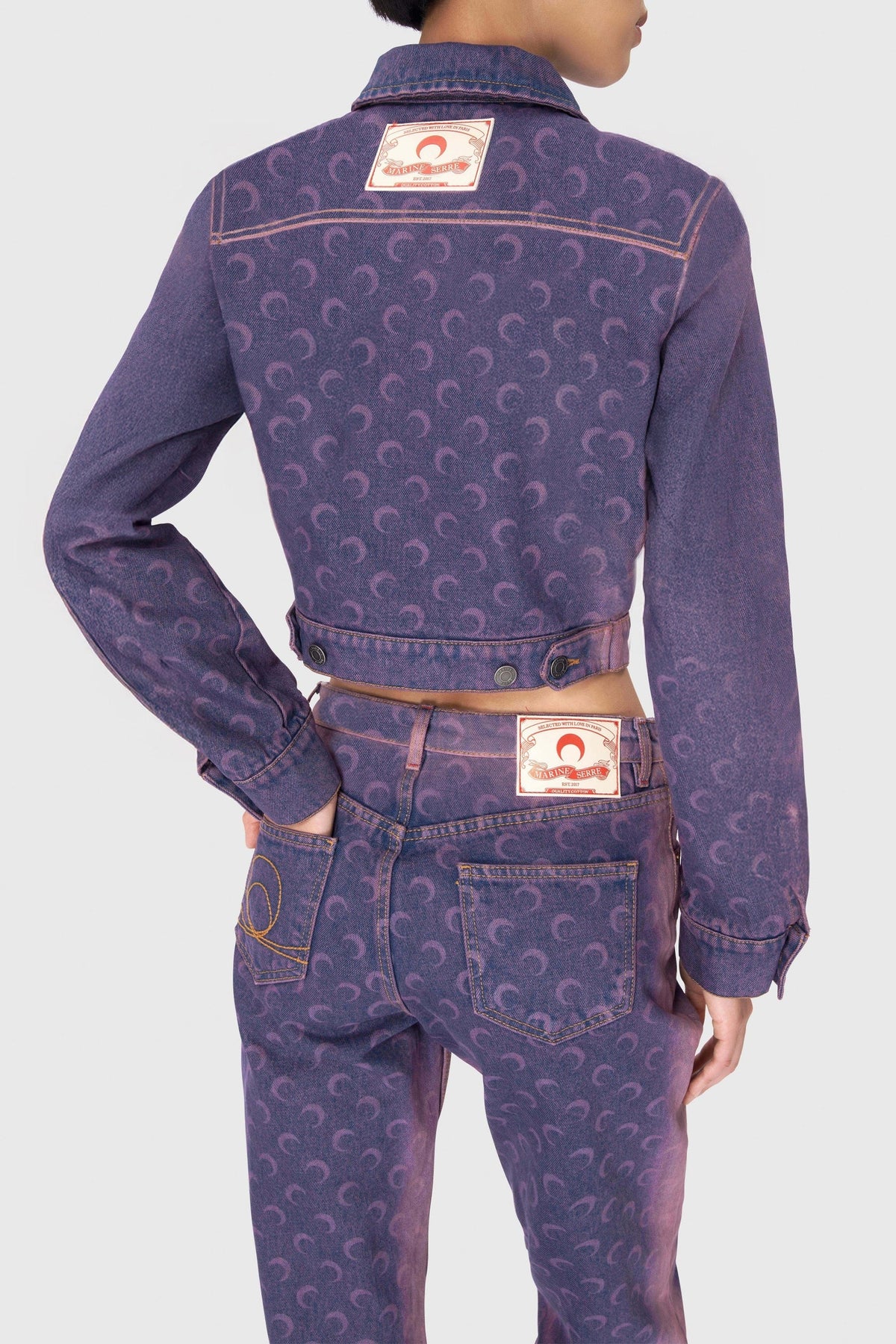 Veste Moon en denim - Lavender