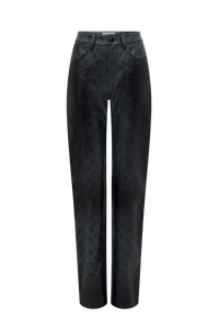 Pantalon Moon en cuir - Anthracite