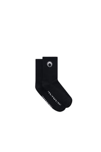 Chaussettes mi-hautes en coton - Black