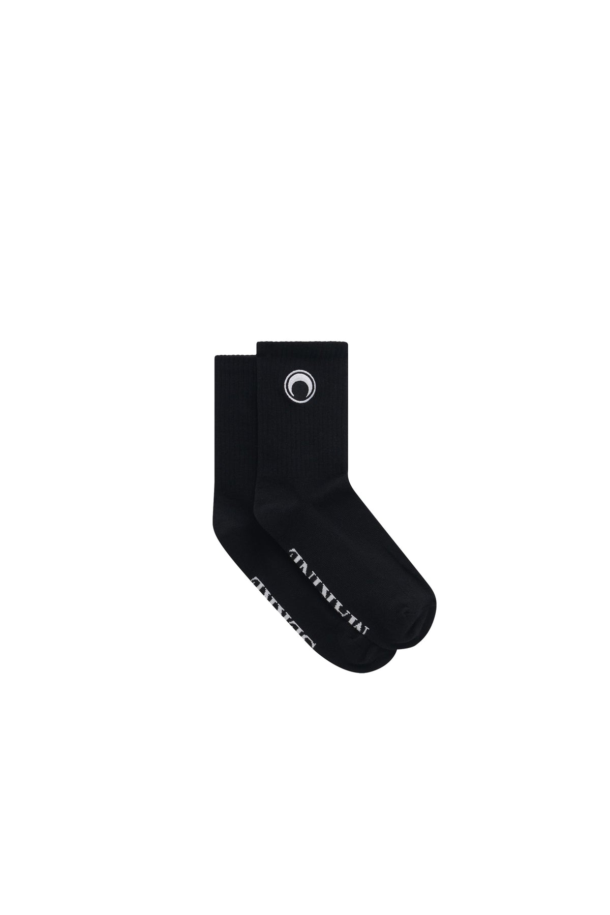 Chaussettes mi-hautes en coton - Black