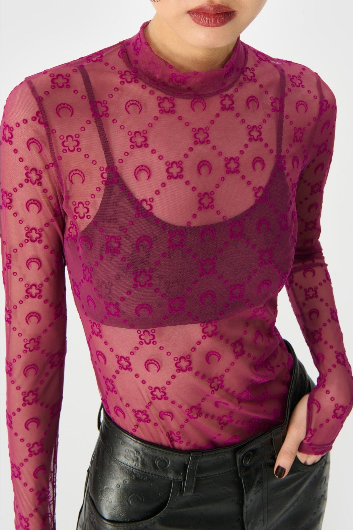 Top Moon monogramme - Cherry
