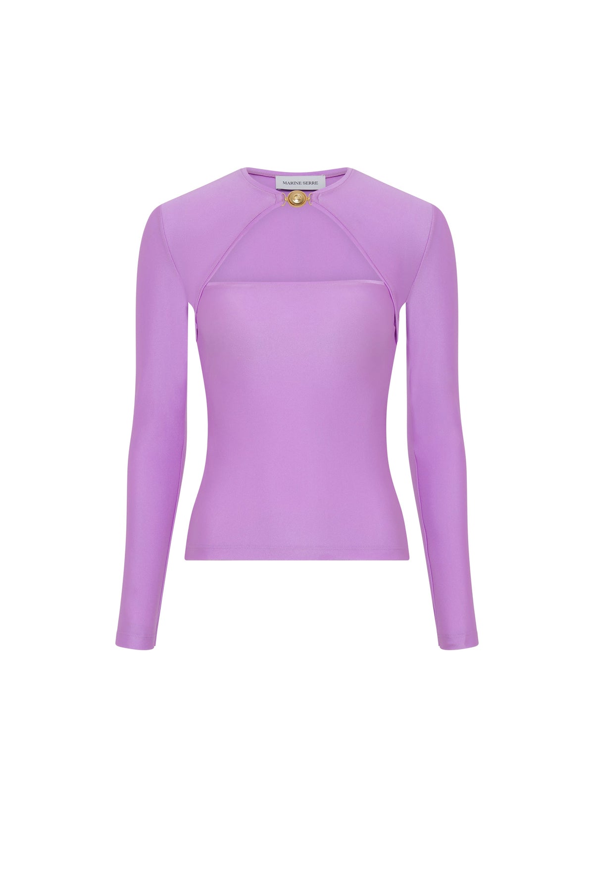 Top à découpe en jersey - Sweet Lilac