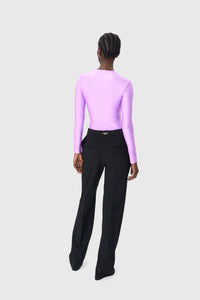 Top à découpe en jersey - Sweet Lilac