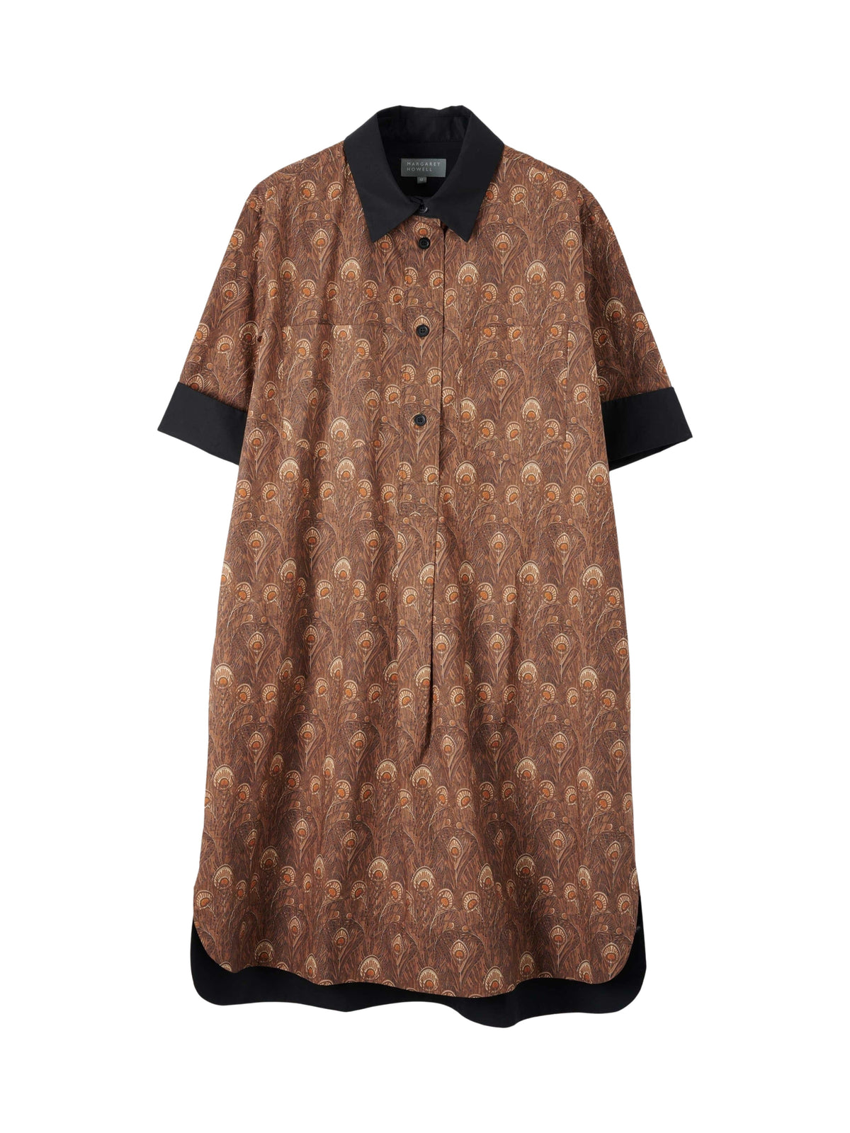 Robe-chemise manches courtes - Tobacco & Umber