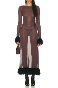 PRIX MARQUE : 220€_Brown Robe - Brown