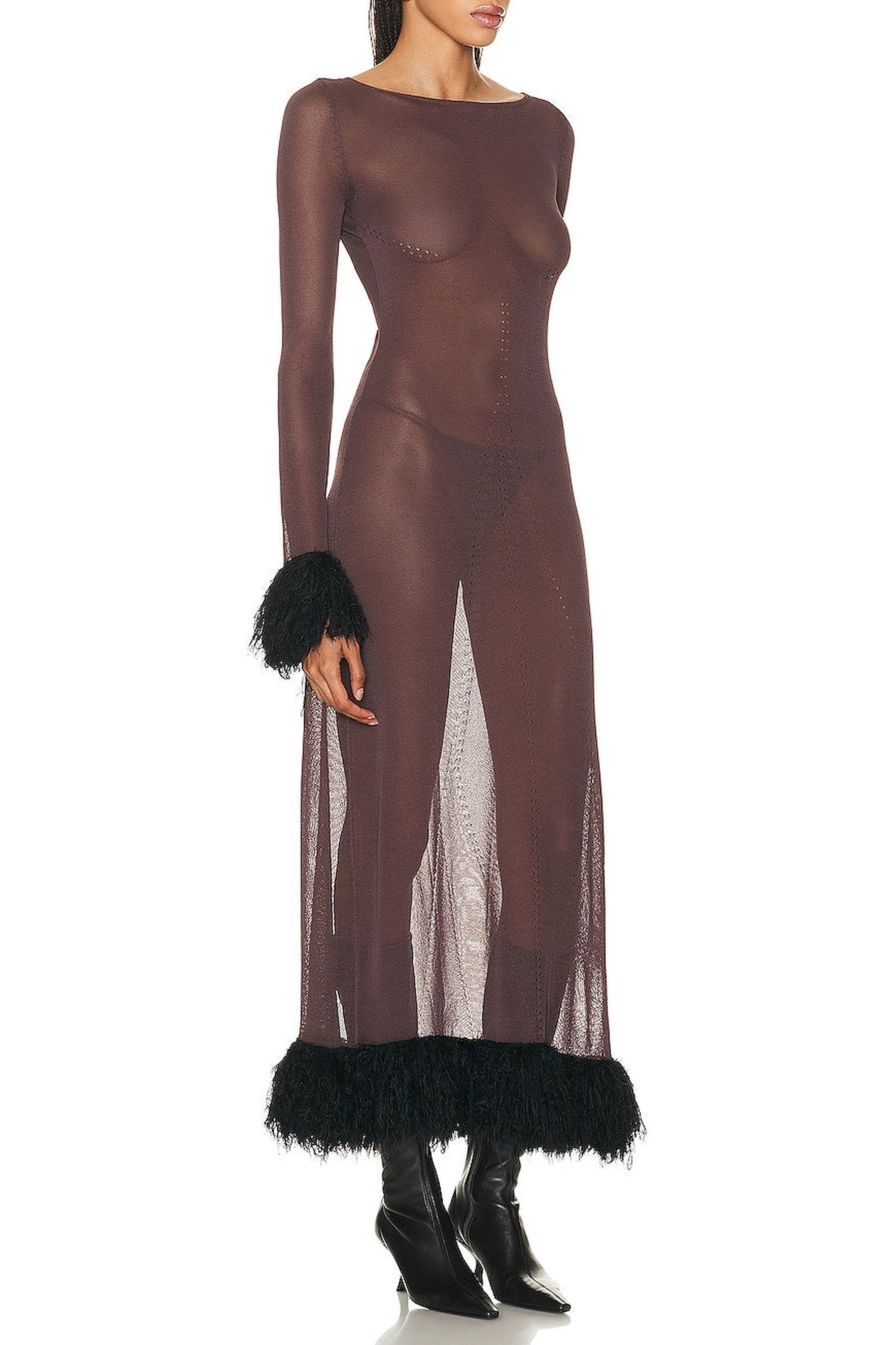 PRIX MARQUE : 220€_Brown Robe - Brown