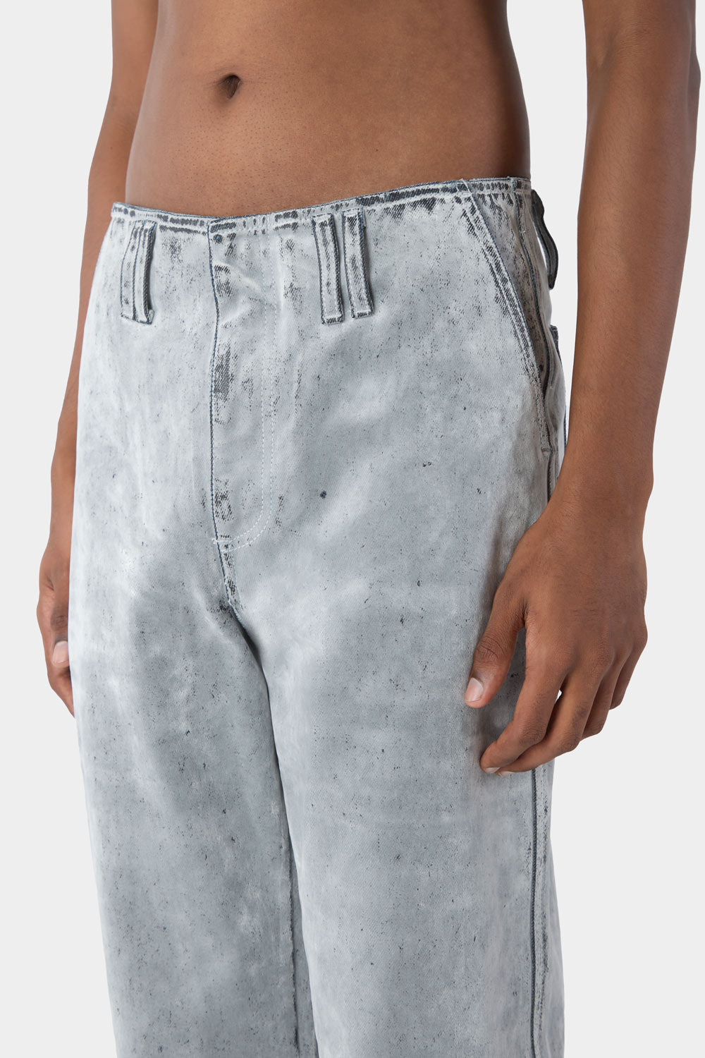 Straight-leg trousers - Light Grey
