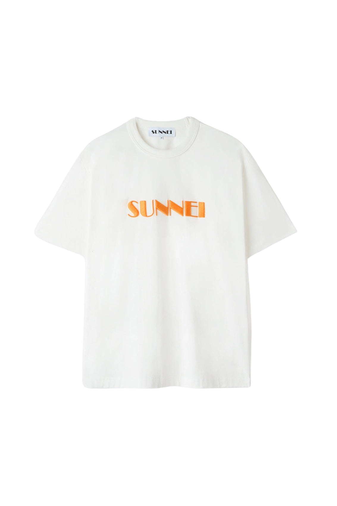 Classic logo T-shirt - Off White & Peach