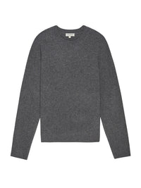 LIGHT WEIGHT CREWNECKGREY MELANGE