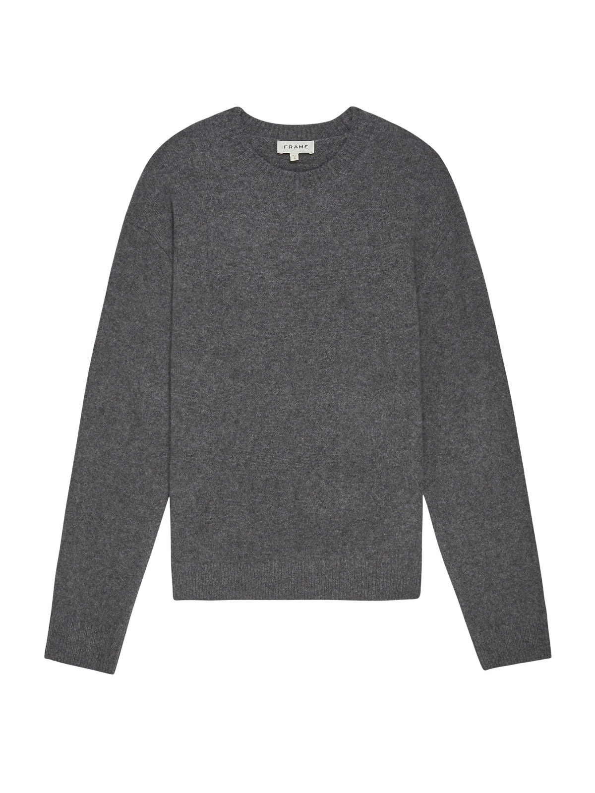 LIGHT WEIGHT CREWNECKGREY MELANGE