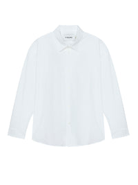 RELAXED COTTON SHIRTWHITE
