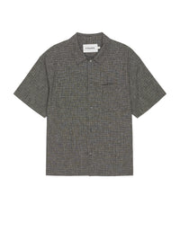 TEXTURED S/S SHIRTBLACK MULTI
