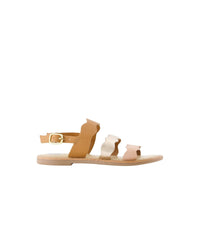 Sandales Samia en cuir - Rose Coquillage