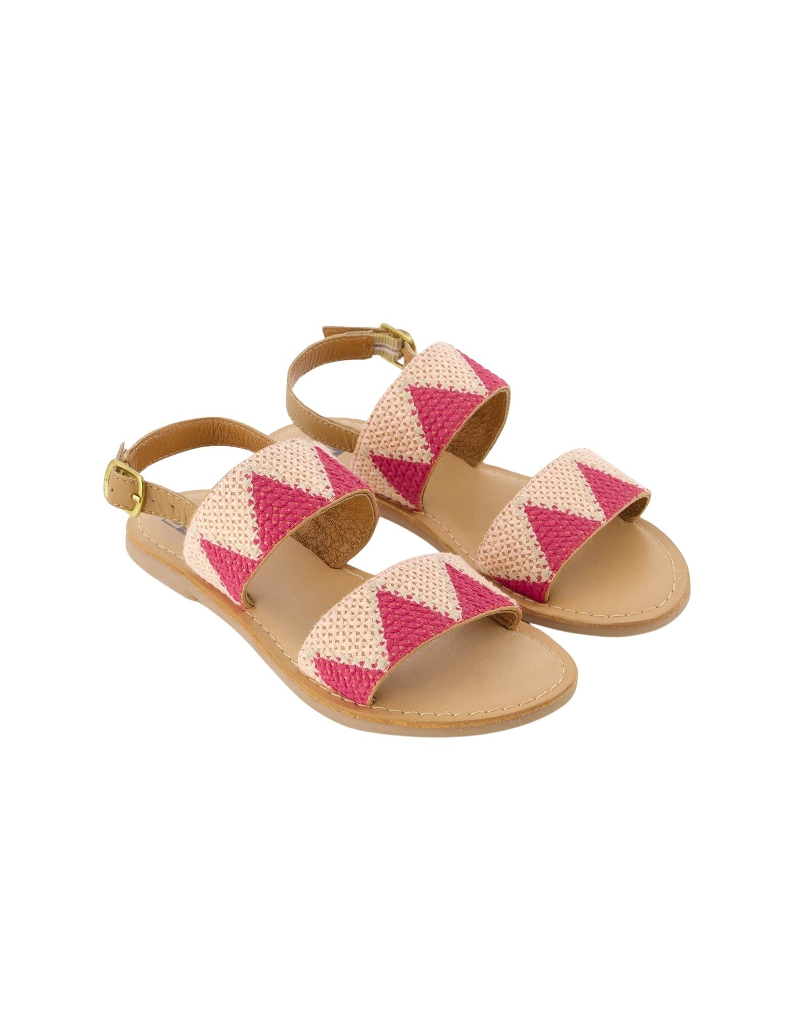 Sandales Sandra en cuir - Rose Elo