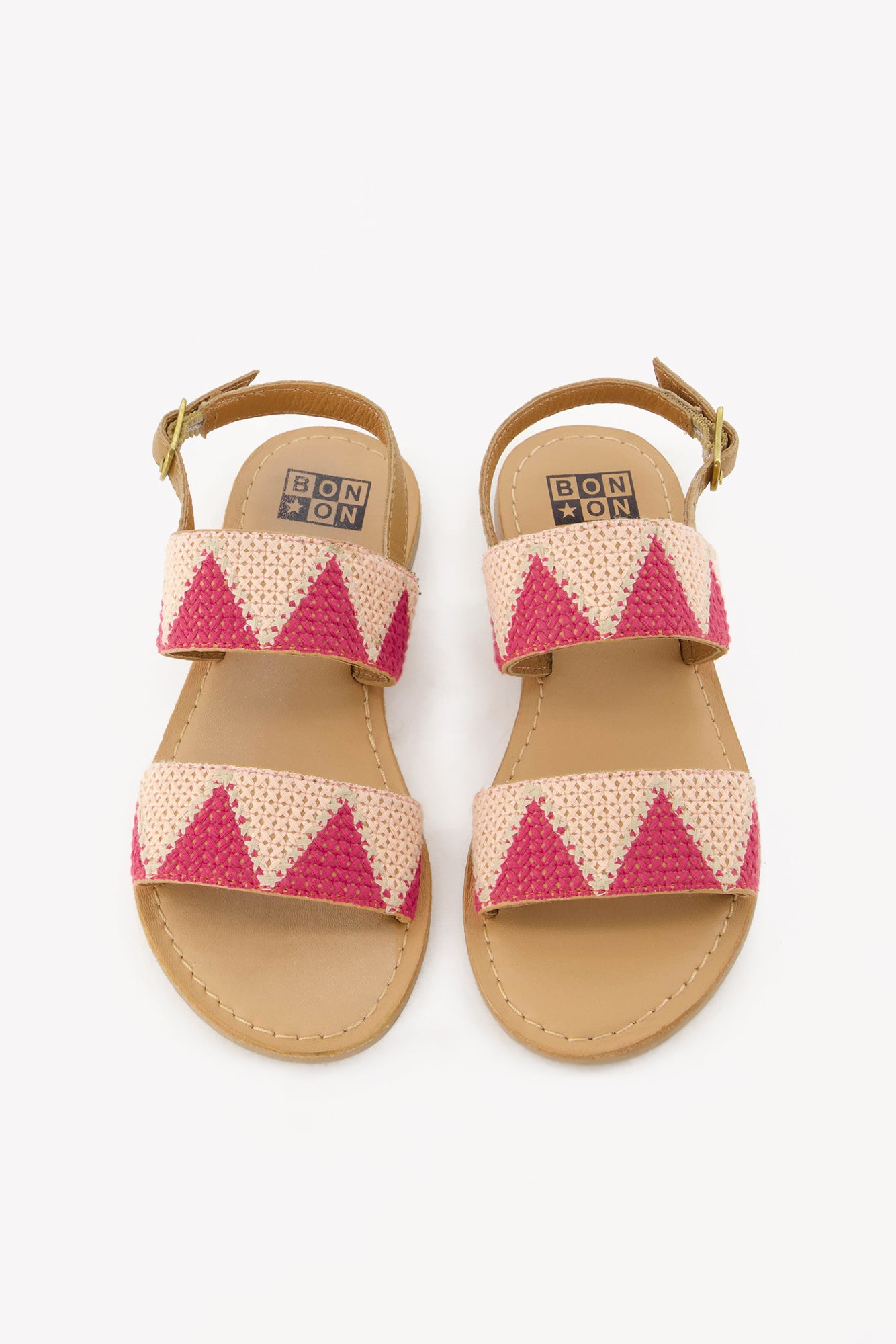 Sandales Sandra en cuir - Rose Elo