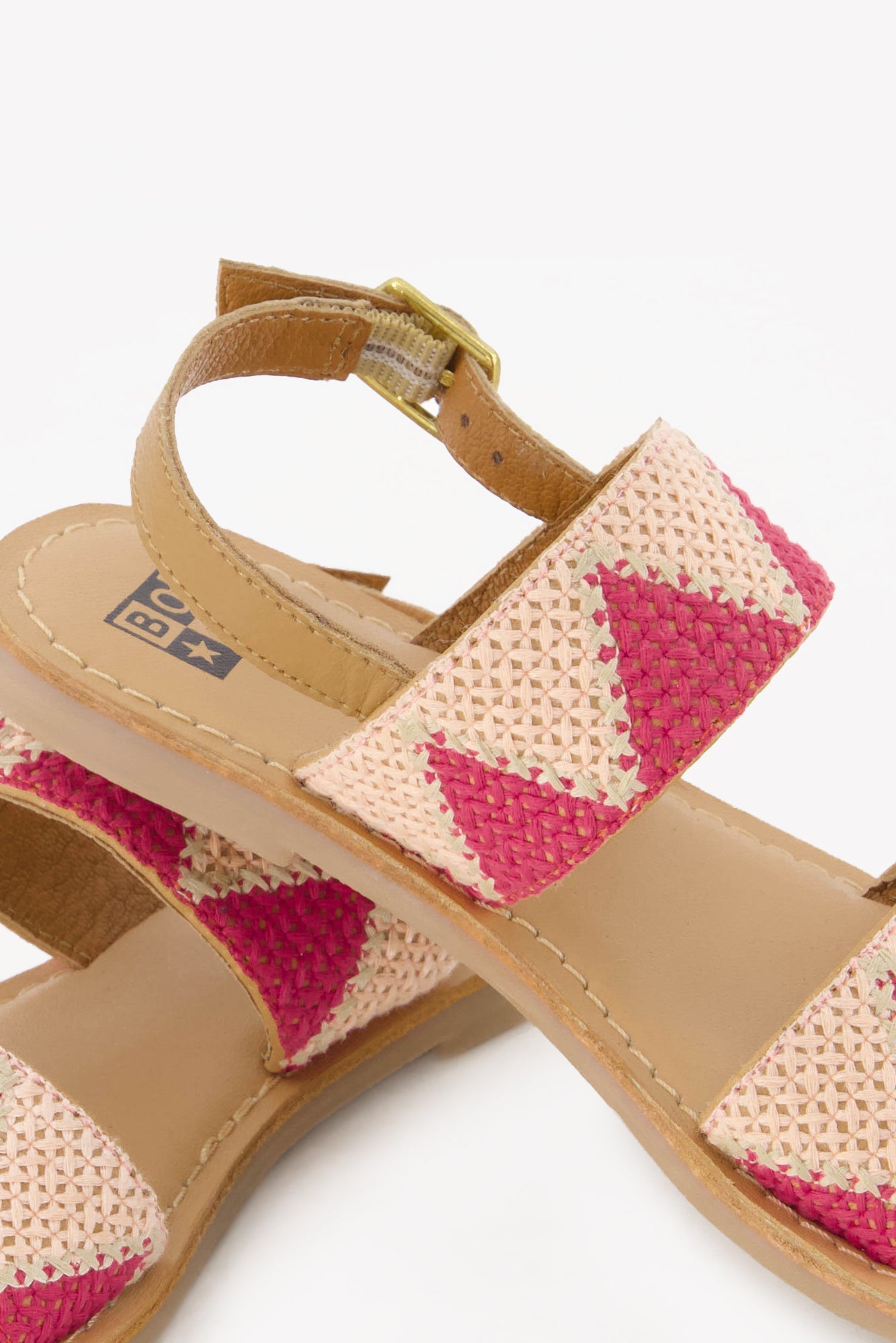 Sandales Sandra en cuir - Rose Elo
