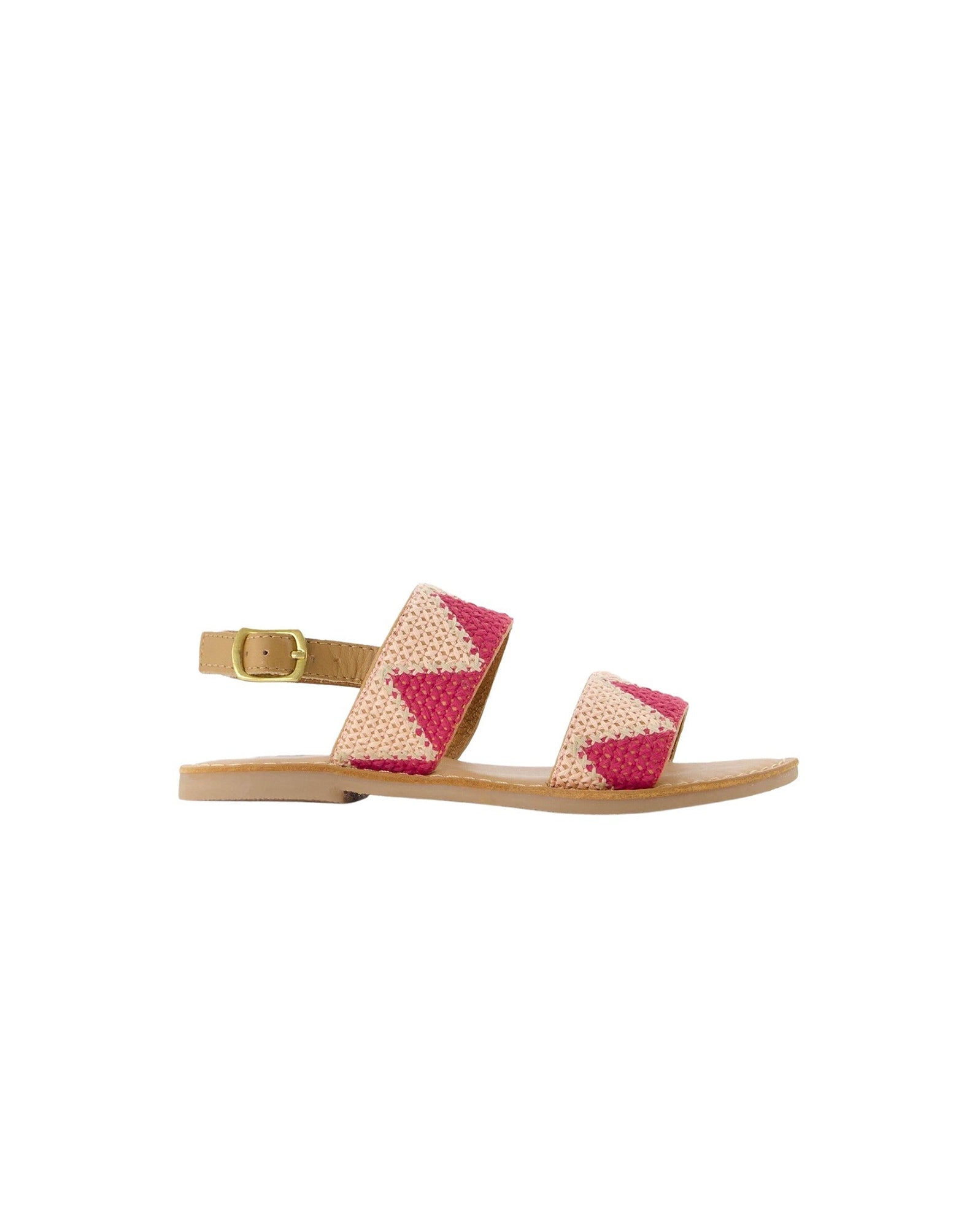 Sandales Sandra en cuir - Rose Elo