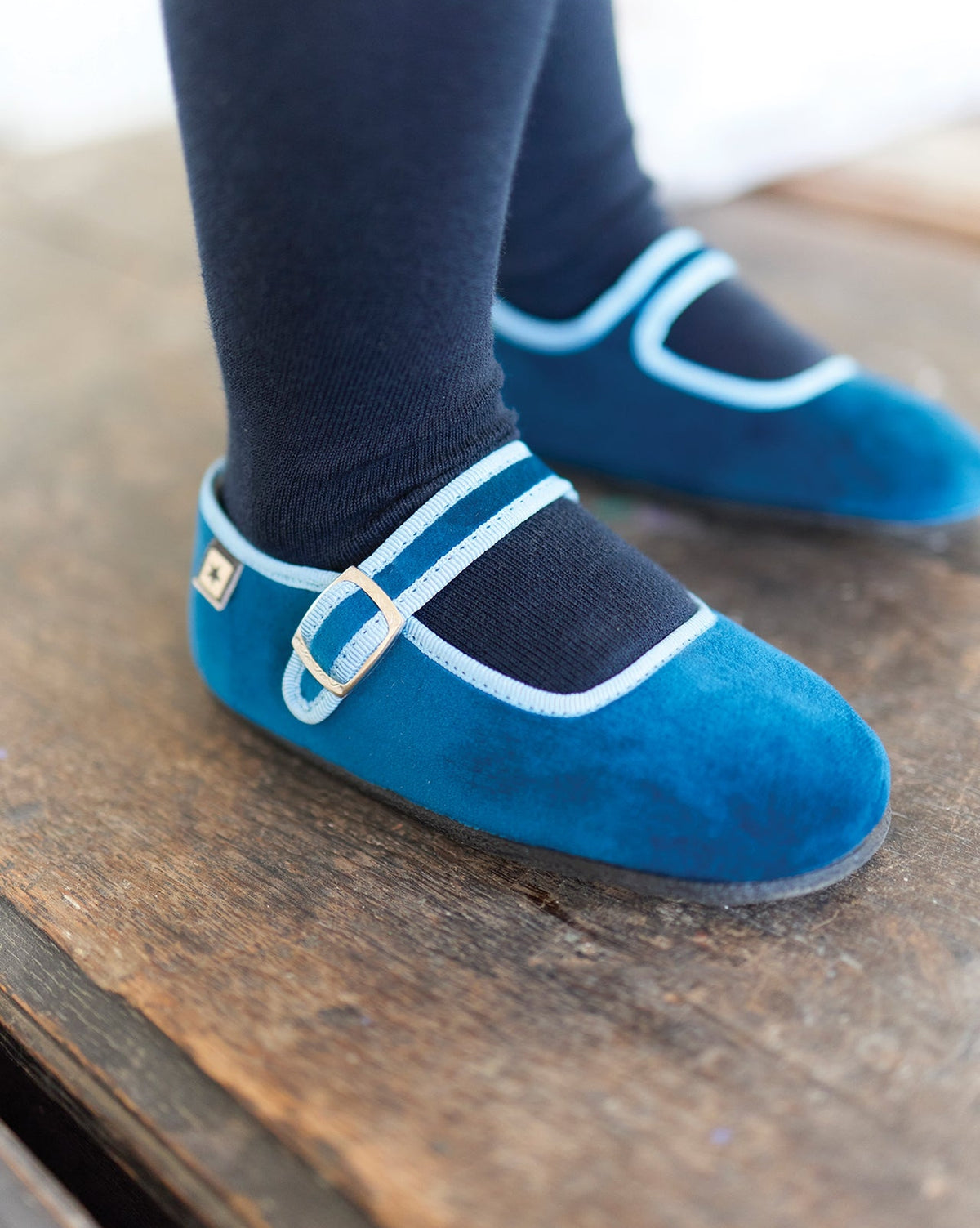 Jane Slippers - Malibleu Blue